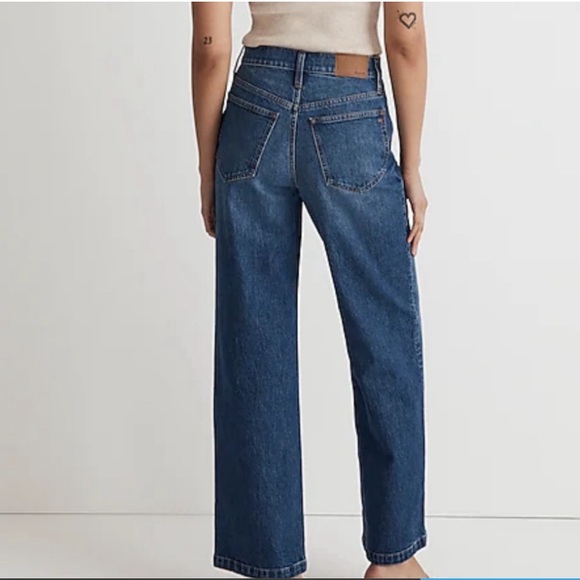 Madewell The Perfect Vintage Wide Leg Jean Patch Pocket Caronia Wash 29 Tall NWT - Picture 2 of 5